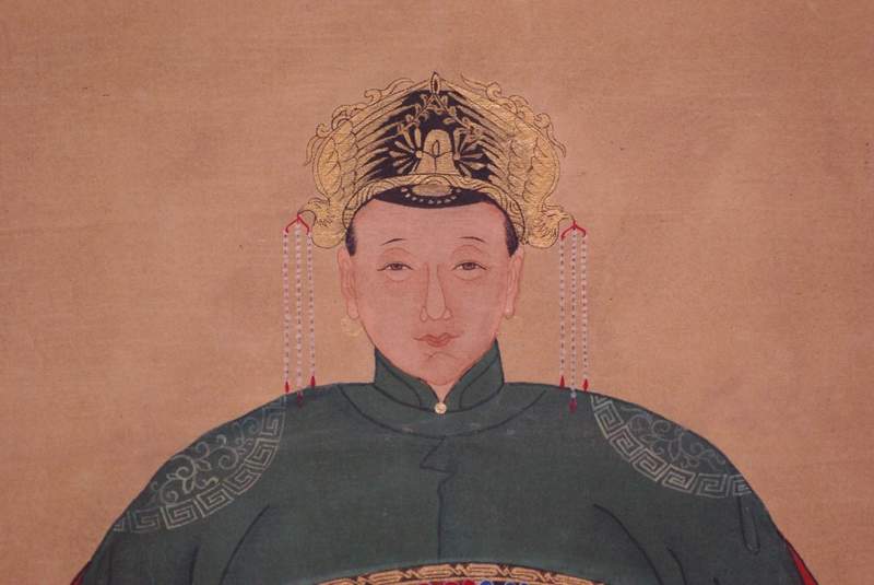 Ahnenpaare und Kaiser Chinas grün 2