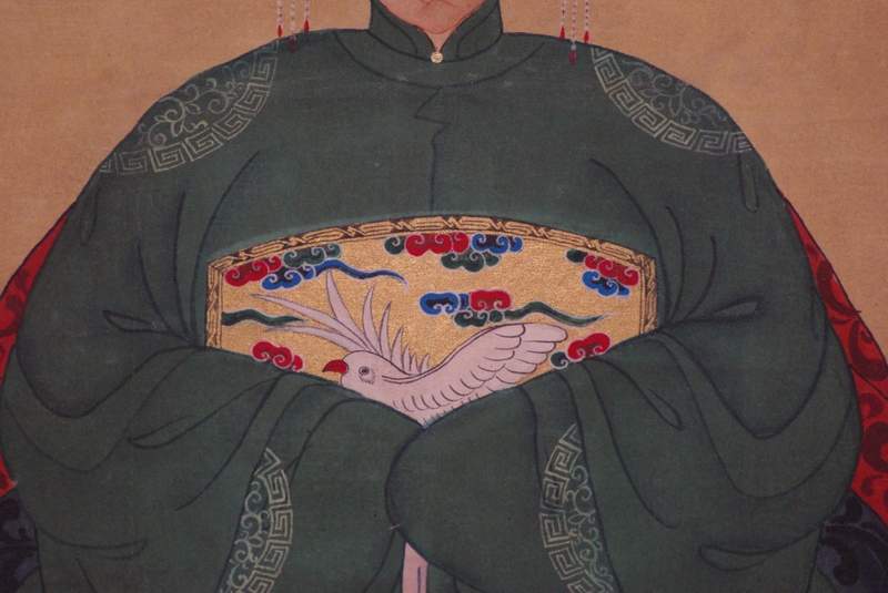 Ahnenpaare und Kaiser Chinas grün 4