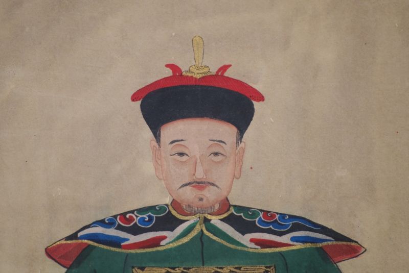 Ahnenpaare und Kaiser Chinas grün 4