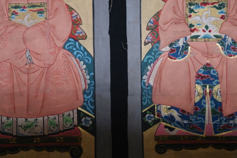 Ahnenpaare und Kaiser Chinas rosa 3