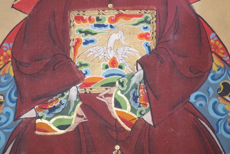 Ahnenpaare und Kaiser Chinas rot 5