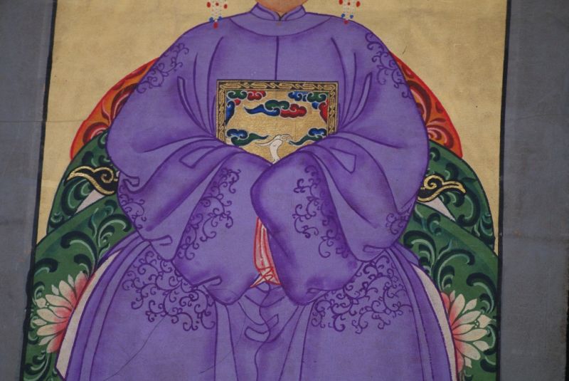 Ahnenpaare und Kaiser Chinas violett 4
