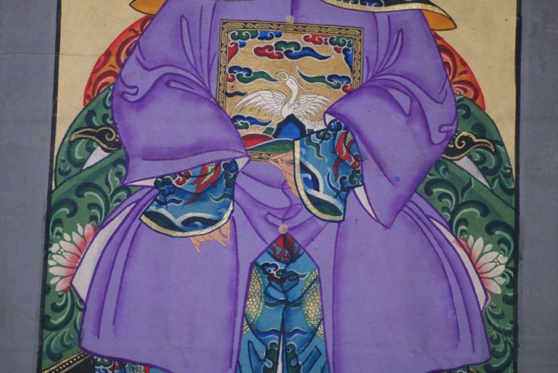 Ahnenpaare und Kaiser Chinas violett 5