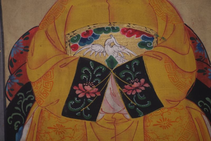 Ahnenpaare und Kaiser Chinesische Malerei Gelb 5