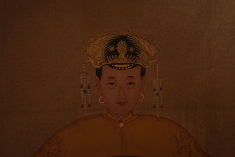 Ahnenpaare und Kaiser Chinesische Malerei Gelb 3