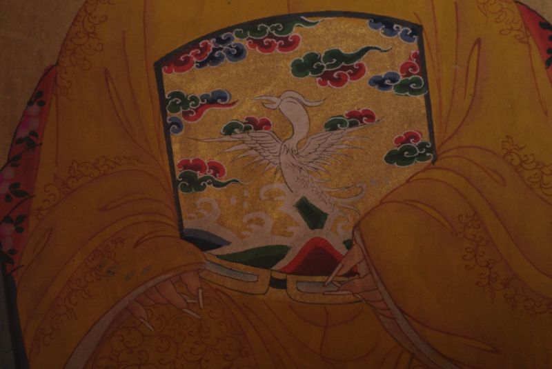 Ahnenpaare und Kaiser Chinesische Malerei Gelb 5