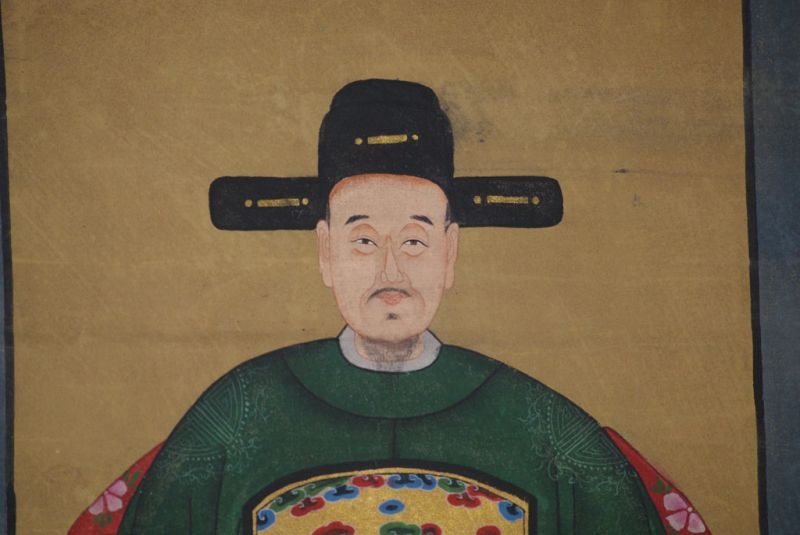 Ahnenpaare und Kaiser Chinesische Malerei Kaiser grün 5