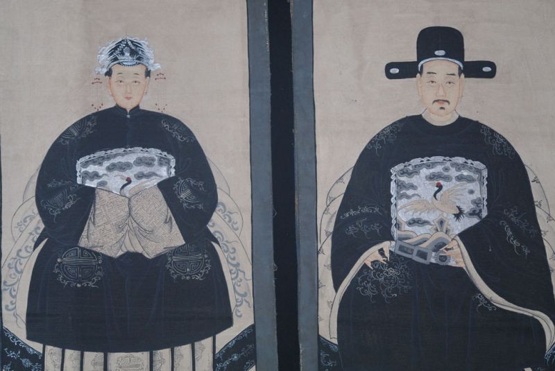 Ahnenpaare und Kaiser Chinesische Malerei Modern 2