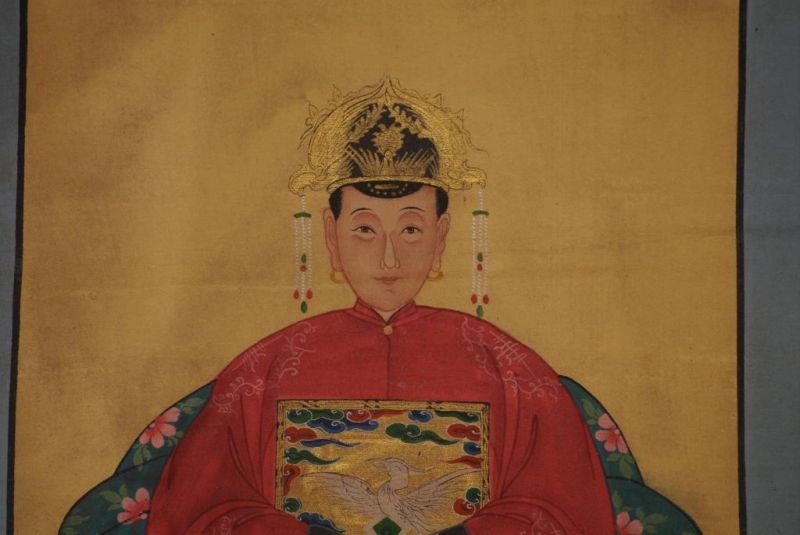 Ahnenpaare und Kaiser Ming Chinesische Malerei Kaiser Gelb 3