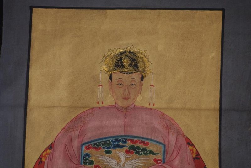 Ahnenpaare und Kaiser Ming Chinesische Malerei Rosa 3