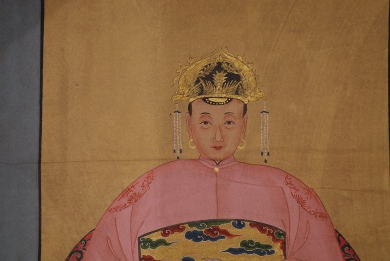 Ahnenpaare und Kaiser Ming Chinesische Malerei Rosa 3