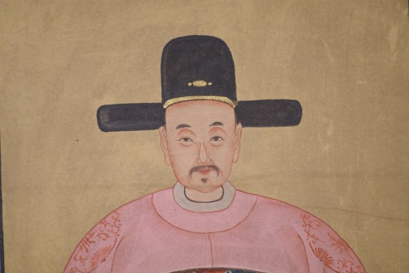 Ahnenpaare und Kaiser Ming Chinesische Malerei Rosa 4