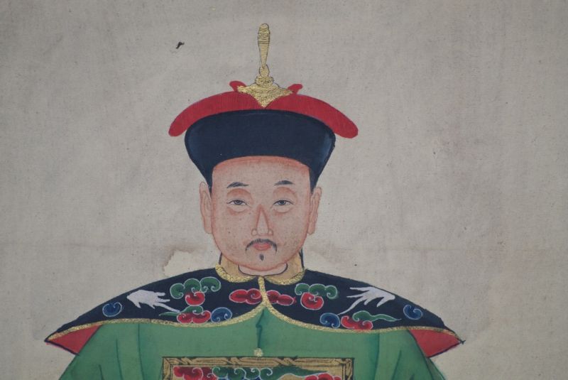 Ahnenverehrung in China Chinesische Malerei Apfelgrün 3