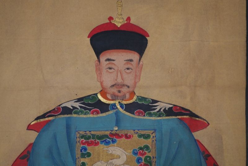 Ahnenverehrung in China Chinesische Malerei Blauer Himmel 3