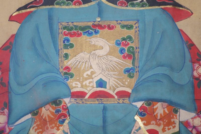 Ahnenverehrung in China Chinesische Malerei Blauer Himmel 5