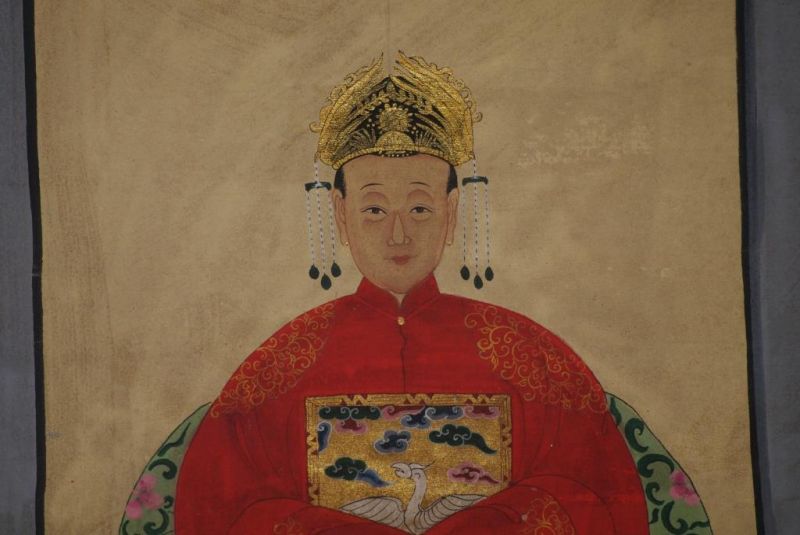 Ahnenverehrung in China Chinesische Malerei Kaiser Gelb 4