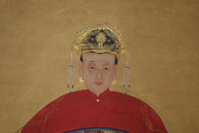 Ahnenverehrung in China Chinesische Malerei Kaiser Gelb 3