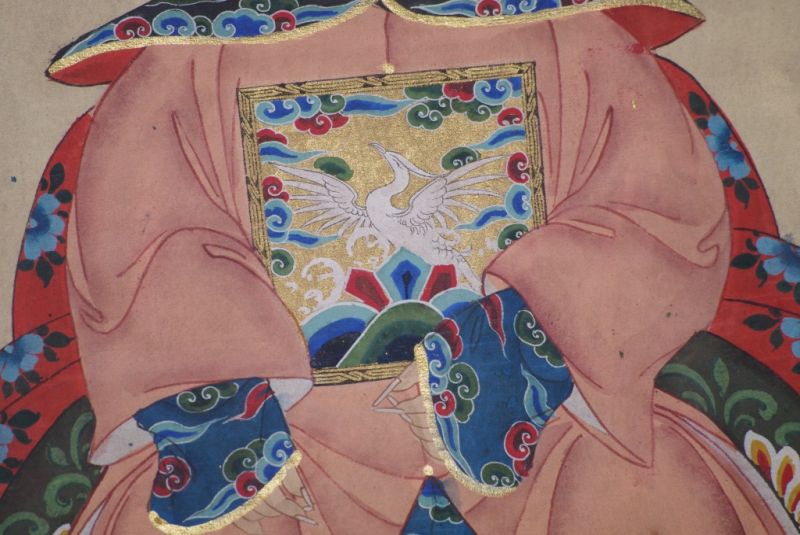 Ahnenverehrung in China Chinesische Malerei Rosa 5