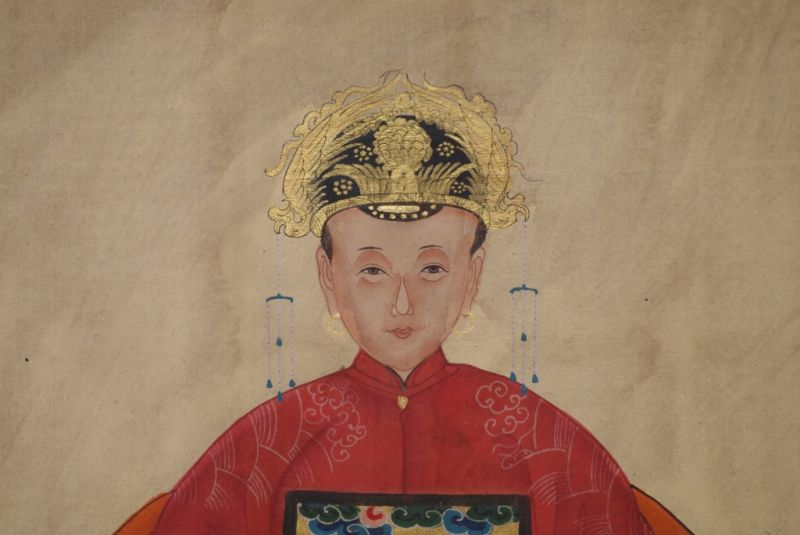 Ahnenverehrung in China Chinesische Malerei Rot 3