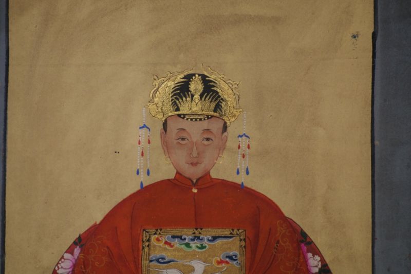 Ahnenverehrung in China Chinesische Malerei Rot 3