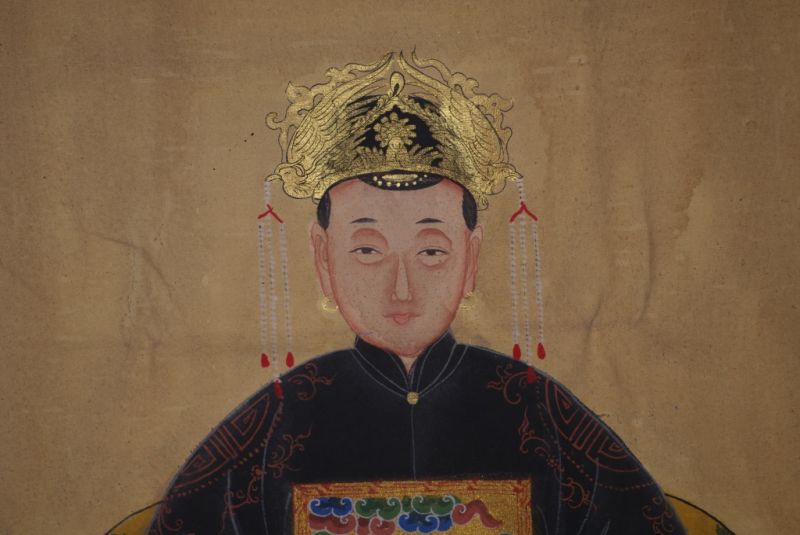 Ahnenverehrung in China Chinesische Malerei Schwarz 4