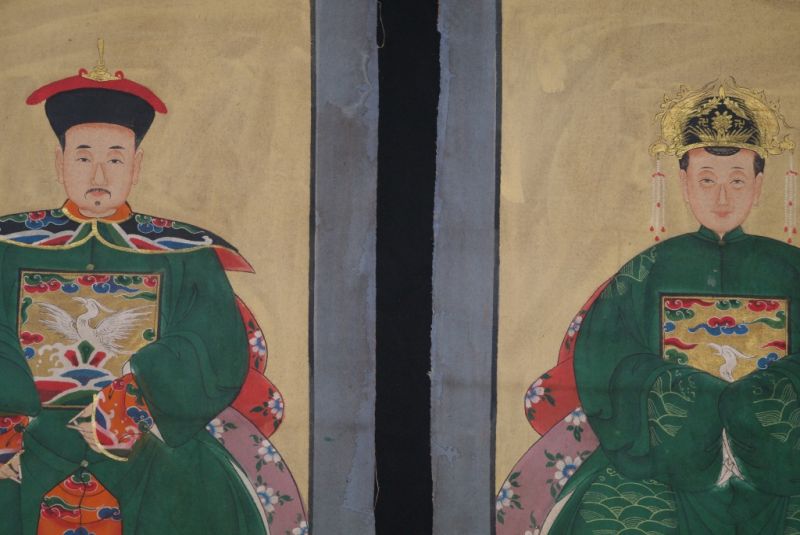 Ahnenverehrung in China Chinesische Malerei Smaragd 2