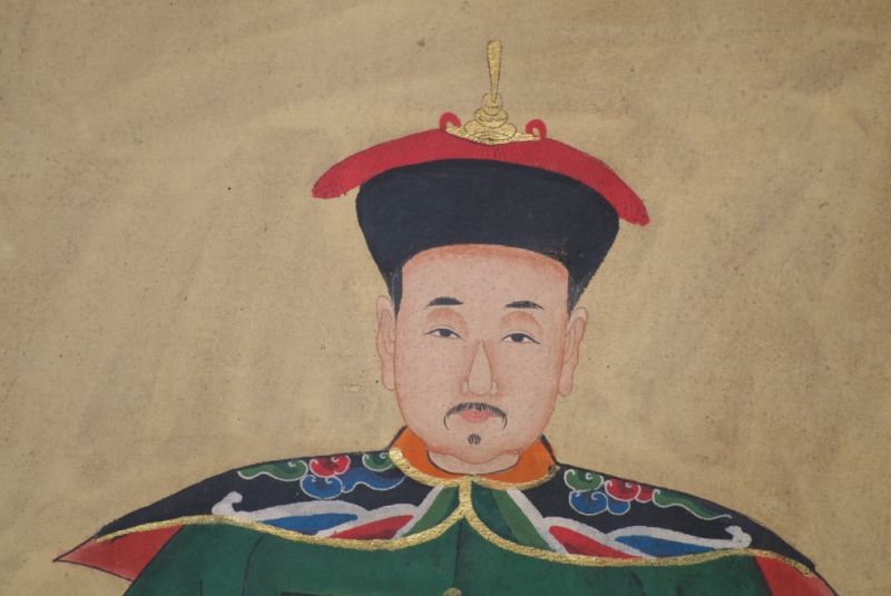 Ahnenverehrung in China Chinesische Malerei Smaragd 3