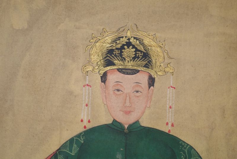 Ahnenverehrung in China Chinesische Malerei Smaragd 4