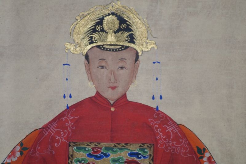 Ahnenverehrung in China Chinesische Malerei XX 3