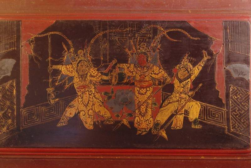 Alte Bemalte Holzplatten 2