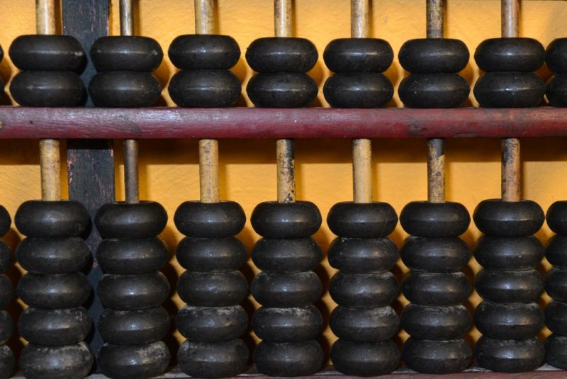 Alte chinesische Abacus Trader 4