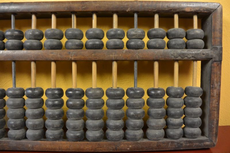 Alte chinesische Abacus Trader 3