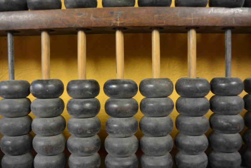 Alte chinesische Abacus Trader 4