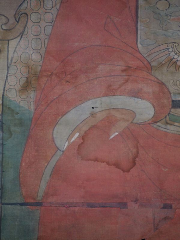 Alte chinesische Ahnen Porträtmalerei - Ahnenbilder - Chinesischer Kaiser 4