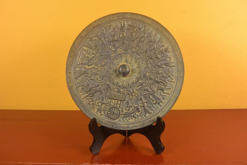 Alte chinesische Bronzespiegel Chinesische Landschaften 2