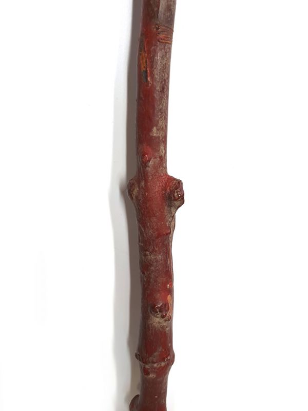 Alte chinesische Holzbürste - Qing-Dynastie - Kirschzweig 3