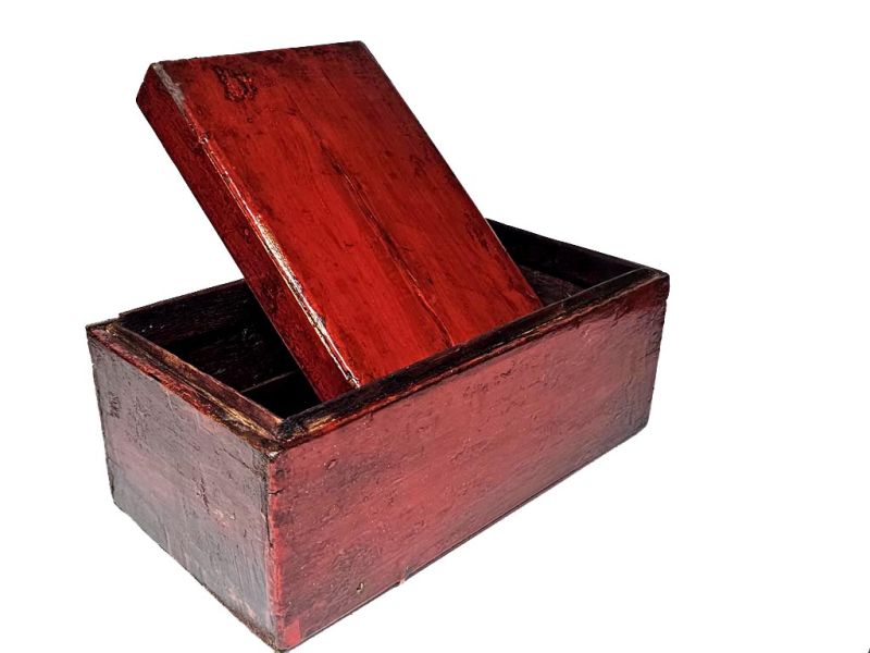 Alte chinesische Holztruhe - Chinesische Truhe 3