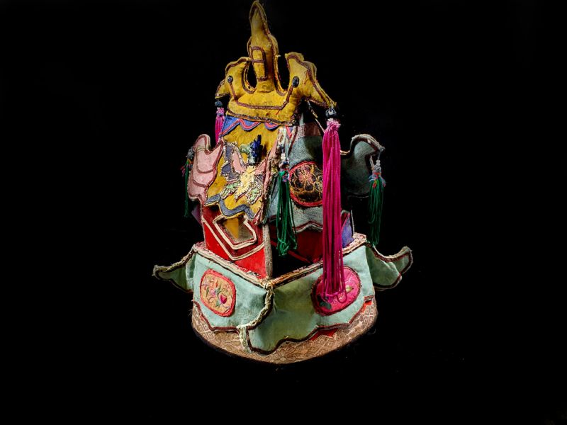 Alte chinesische Kind hut Asiatische Pagode 2 2