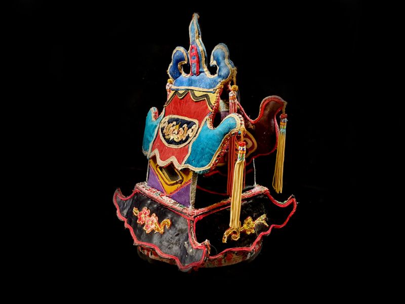 Alte chinesische Kind hut Asiatische Pagode 4 2