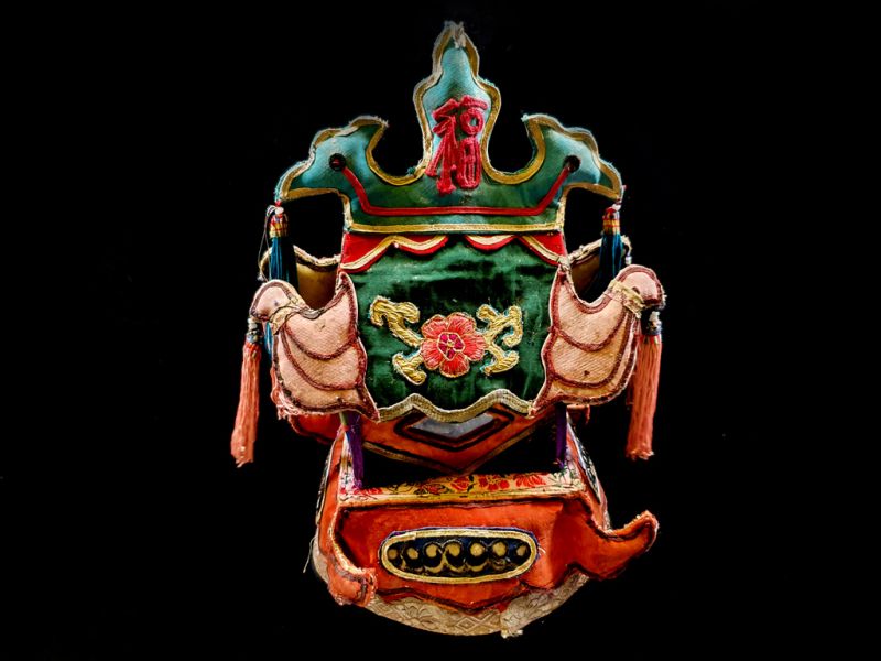 Alte chinesische Kind hut Asiatische Pagode 6 3