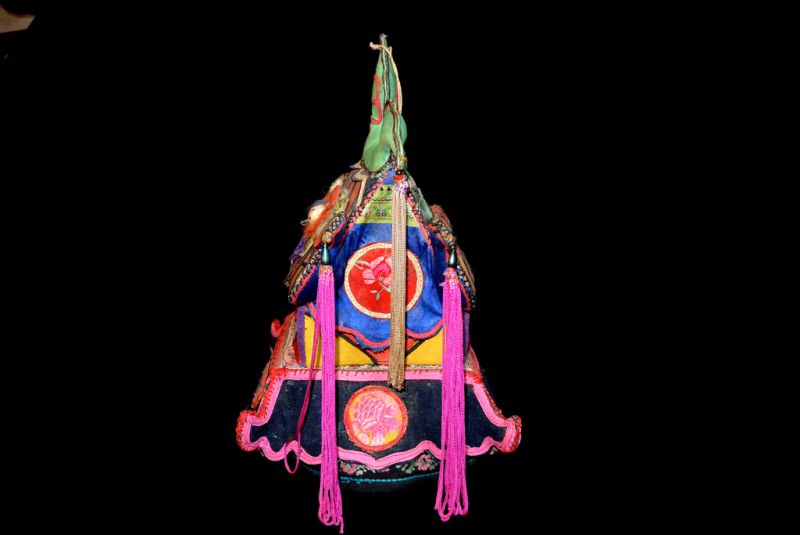 Alte chinesische Kind hut Chinesische Pagode 1 3