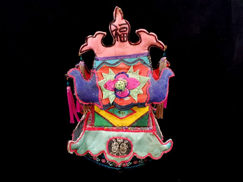 Alte chinesische Kind hut Kleine Pagode 4 3