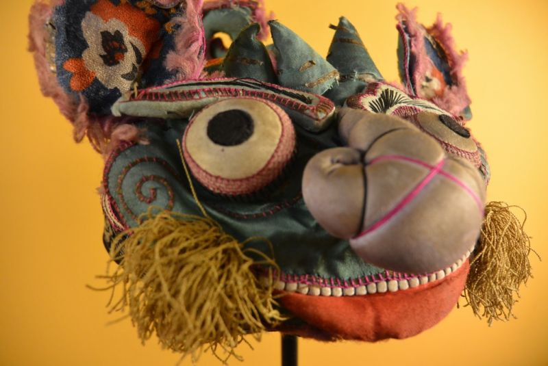 Alte chinesische Kind hut Lustige Drachen 4