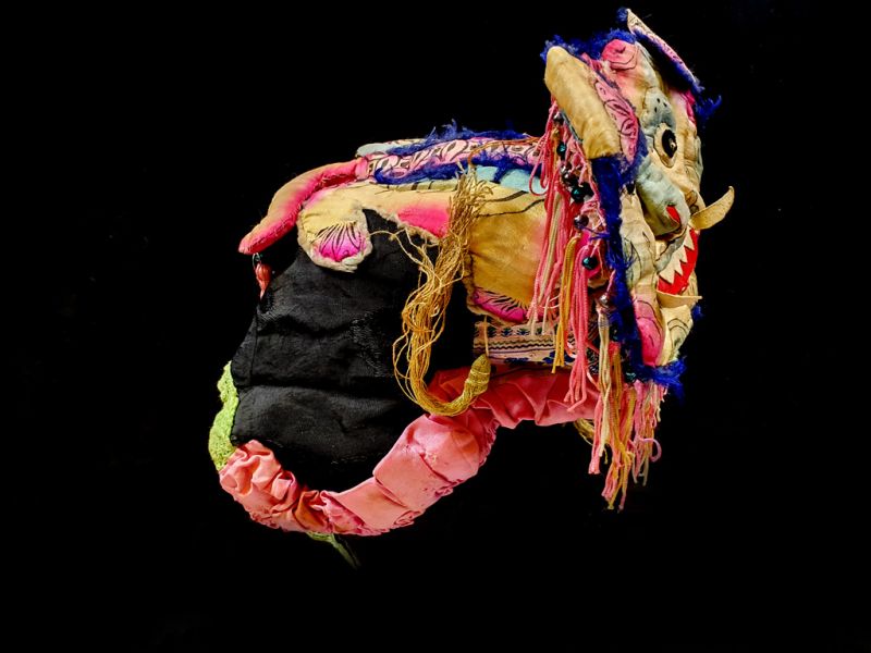 Alte chinesische Kind hut - Lustiges Monster 2 2
