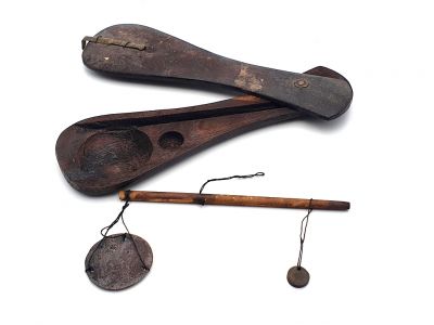 Alte chinesische kleine Opiumschuppe