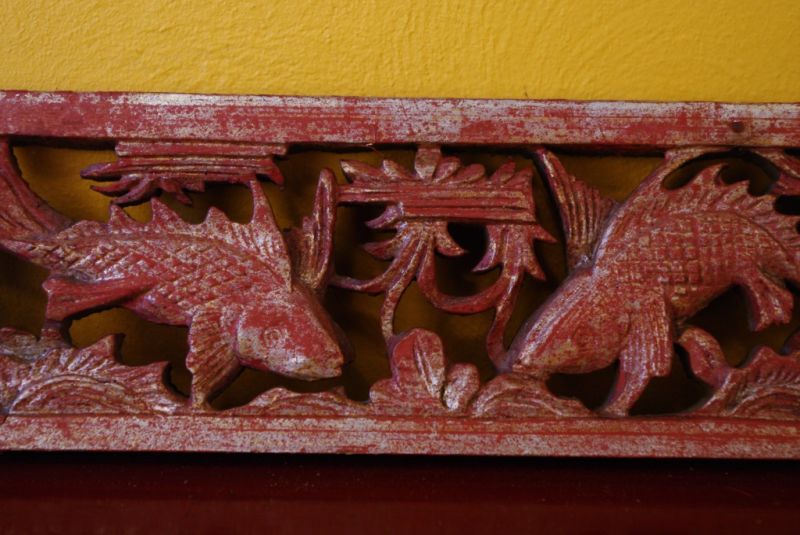 Alte Chinesische Schnitzereien Fisch 2