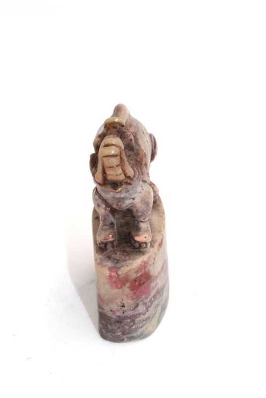 Alte Chinesische Siegel in Jade - Elefant 2