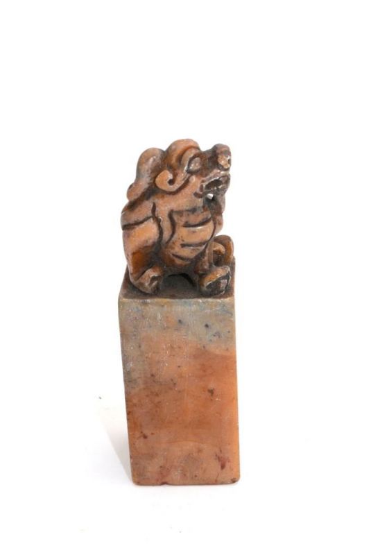 Alte Chinesische Siegel in Jade - Fo-Hunde 2
