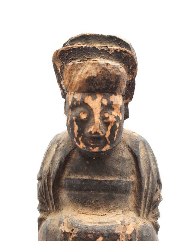 Alte chinesische Statue - Ahnenfrau 2