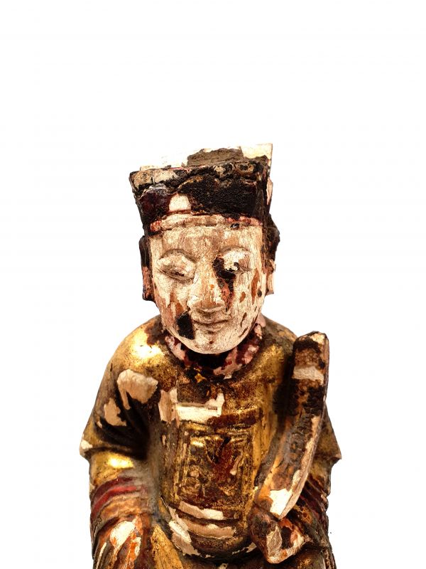 Alte chinesische Statue - Altes Ehepaar - Mann 2